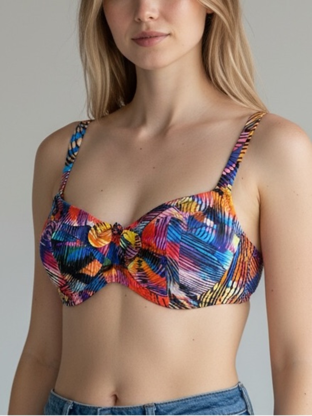NWT Antigel by Lise Charmel La Surf Mania bikini top solair 38D